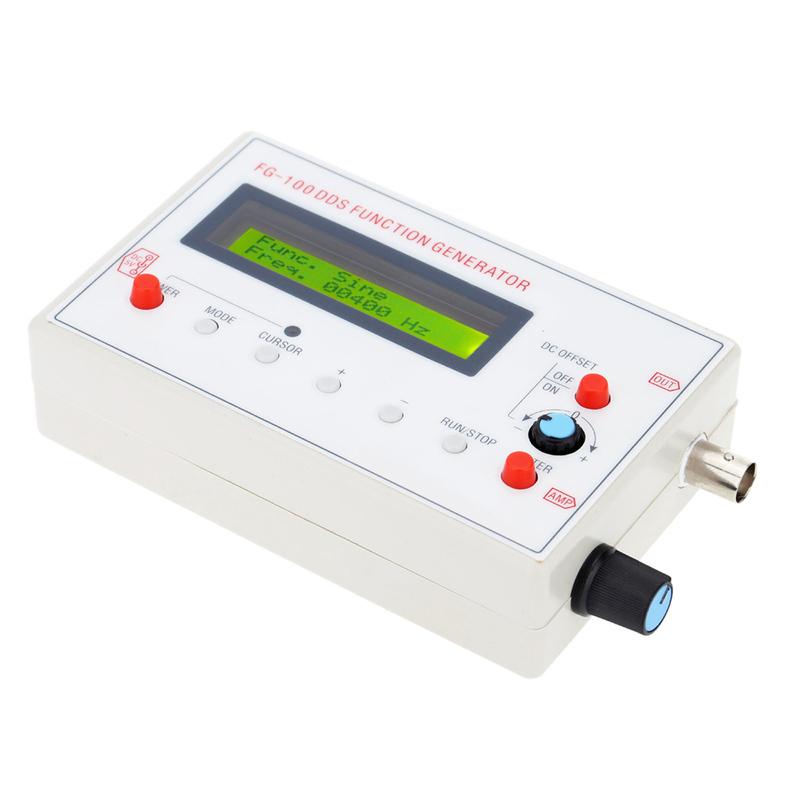 -ABLP FG-100 DDS Function Signal Generator Frequency Counter 1Hz - 500Khz Sine+Square+Triple-Cornered Waveform
