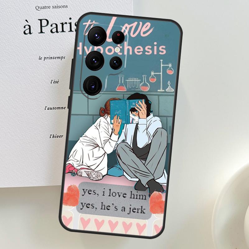The Love Hypothesis Book Case For Samsung Galaxy S26 Ultra S25 S24 S22 S21 S23 Ultra Plus S10 S20 S25 FE Phone Cover
