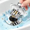 Hot Sale Large Brass Kitchen Sink Drainer with Anti-Odor Pop-Up Plug Strainer and Filter Basket