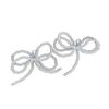 1 Pair Lovely Bowknot Phone Pendant Beaded Keyrings Bag Accessory Elegant Bag Ornament Shoe Pendant for Any Occasion