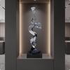 Abstract Sculpture Transparent Resin Modern for Entryway, Hotel Lobby