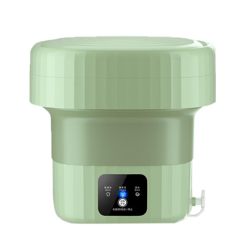 Foldable Mini Washing Machine 6L Portable Laundry Washer for Baby Clothes Underwear Socks RV Travel