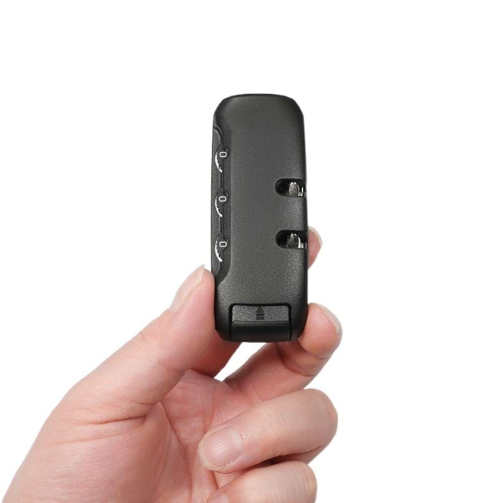 Black Digital Lock Code Suitcase Padlock Suitcase 3 Digit Combination Padlock  Travel