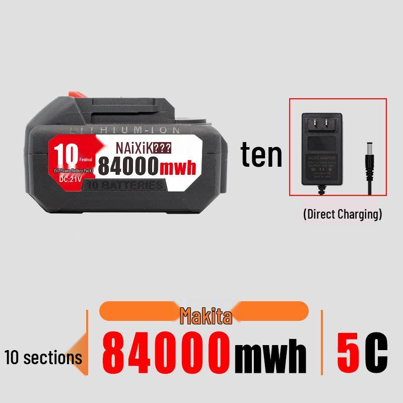 21V Electric Wrench Battery Compatible with Dayi Makita-Style Tools, Angle Grinder, Chainsaw, Lithium Battery