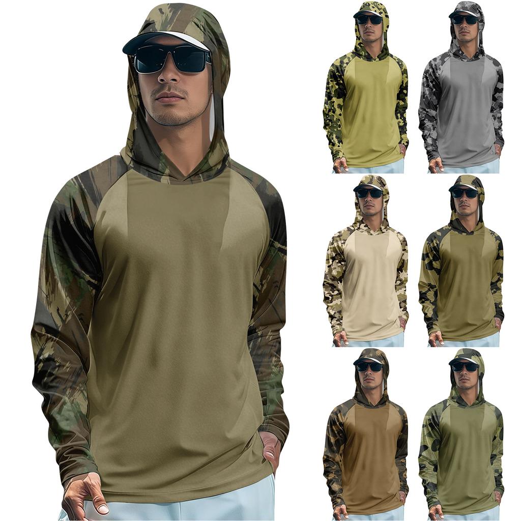 Mens Casual Shirts Long Sleeve Lightweight Hoodie Mens Summer Shirts for Men UK Outdoor Shirt Mens Casual Wear Fashion Style