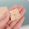 10pcs Miniature Dollhouse Flooring Tiles Vintage Wood Craft DIY Decor Miniature Floor Sheets for Kitchen Living Bedroom