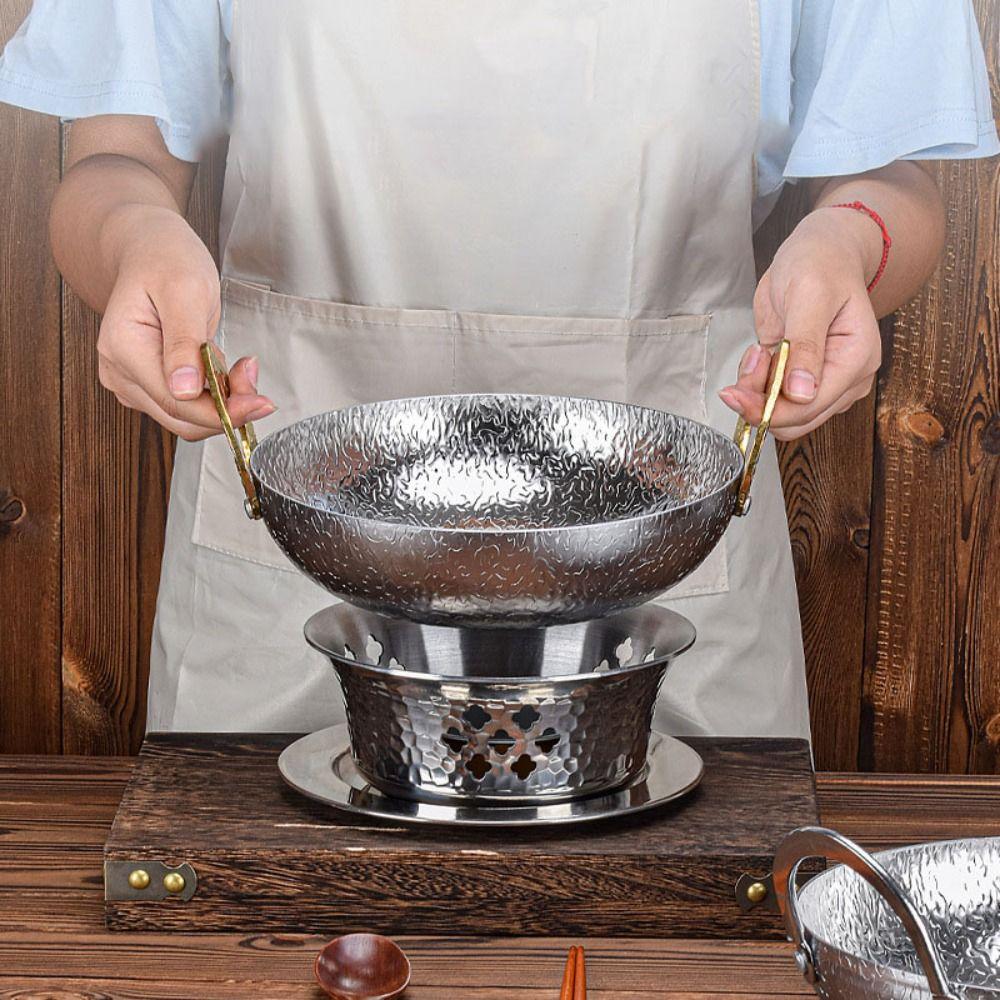 Shallow Design Thai Hot Pot with Stove Soup Pot Multipurpose Noodle Pot  Restaurant
