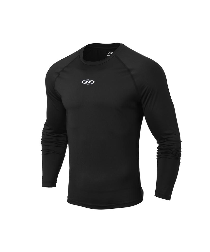 BORN TO WIN Symbol B Compression Long Sleeve [Black]