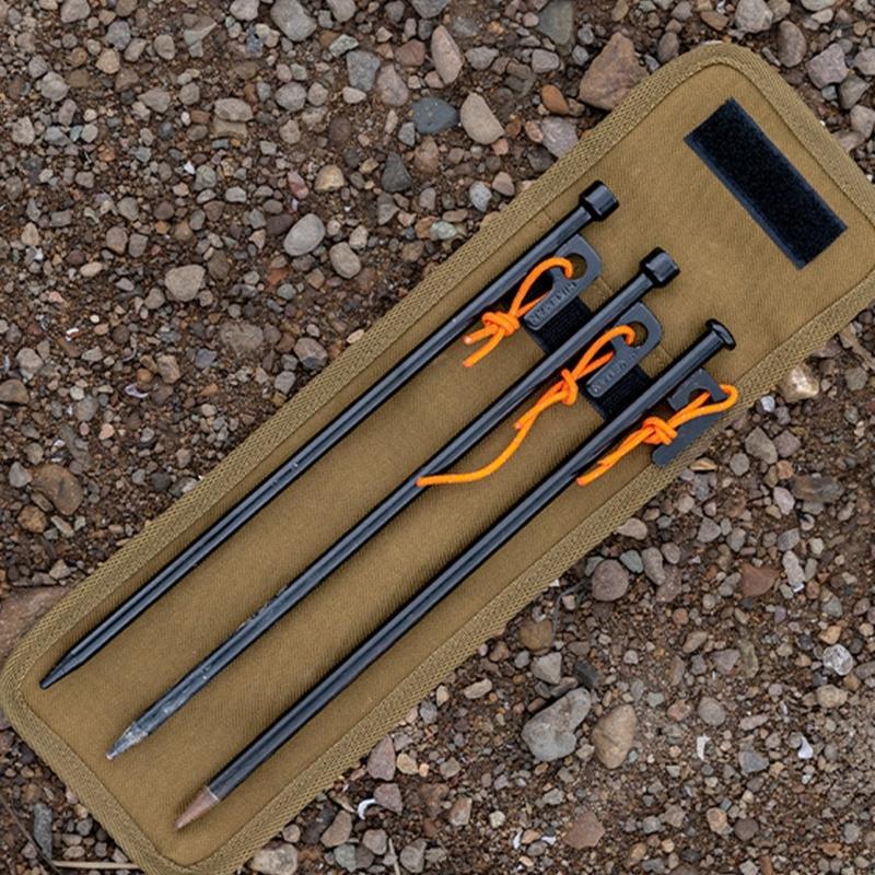 Camping Tent Nails Storage Pouches Tent Stakes Organizers Suitable for Mountaineering Camping Enthusiasts Large Capacity
