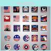 America 100pcs Usa Flag Trump Stickers Laptop Bike Cars Skateboard Waterproof