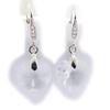 Les Trésors De Lily [K1092] - Crystal White 'Mineralia' Designer Earrings