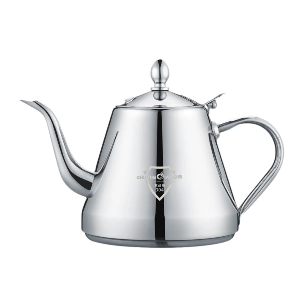 Stainless Steel Tea Kettle Cooker Stovetop Teapot for Indoor Halogen Stoves