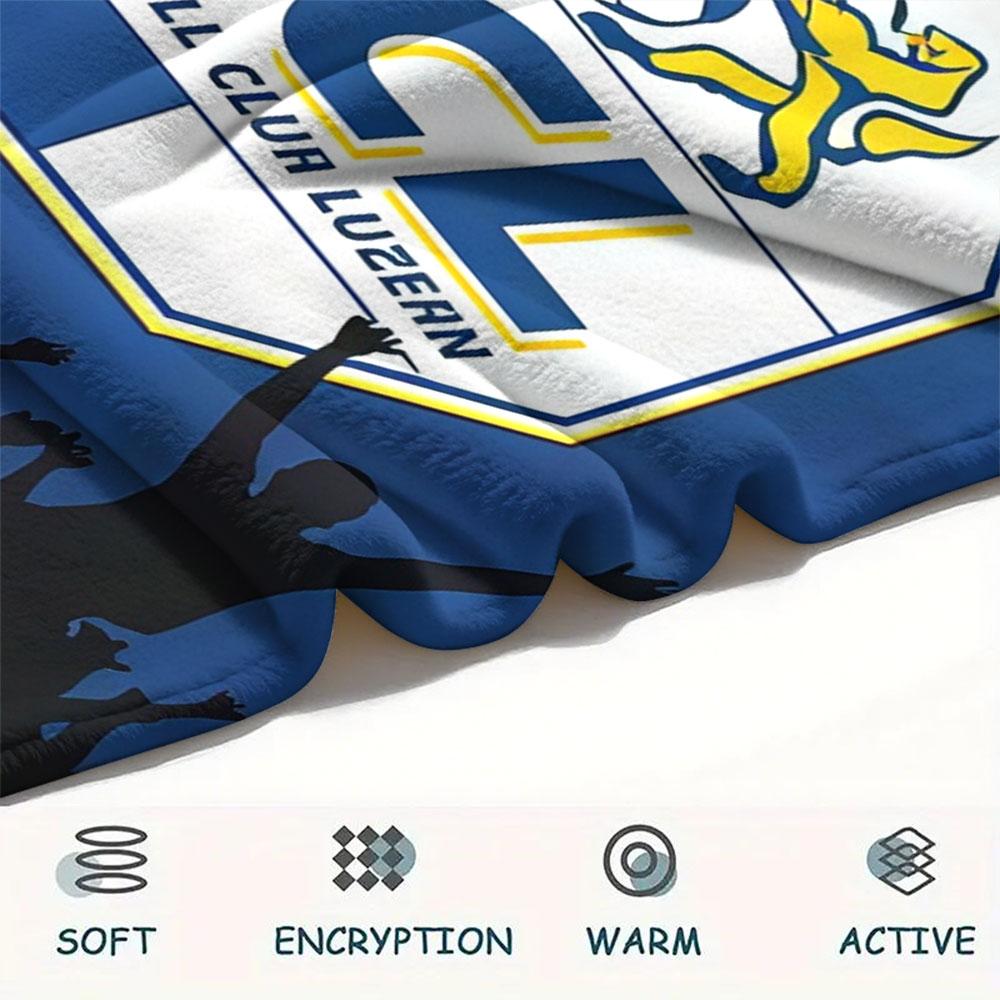 FC Luzern FlAannel Blanket, High Quality Comfortable for All Seasons, Home Decor, Warmth and Comfort