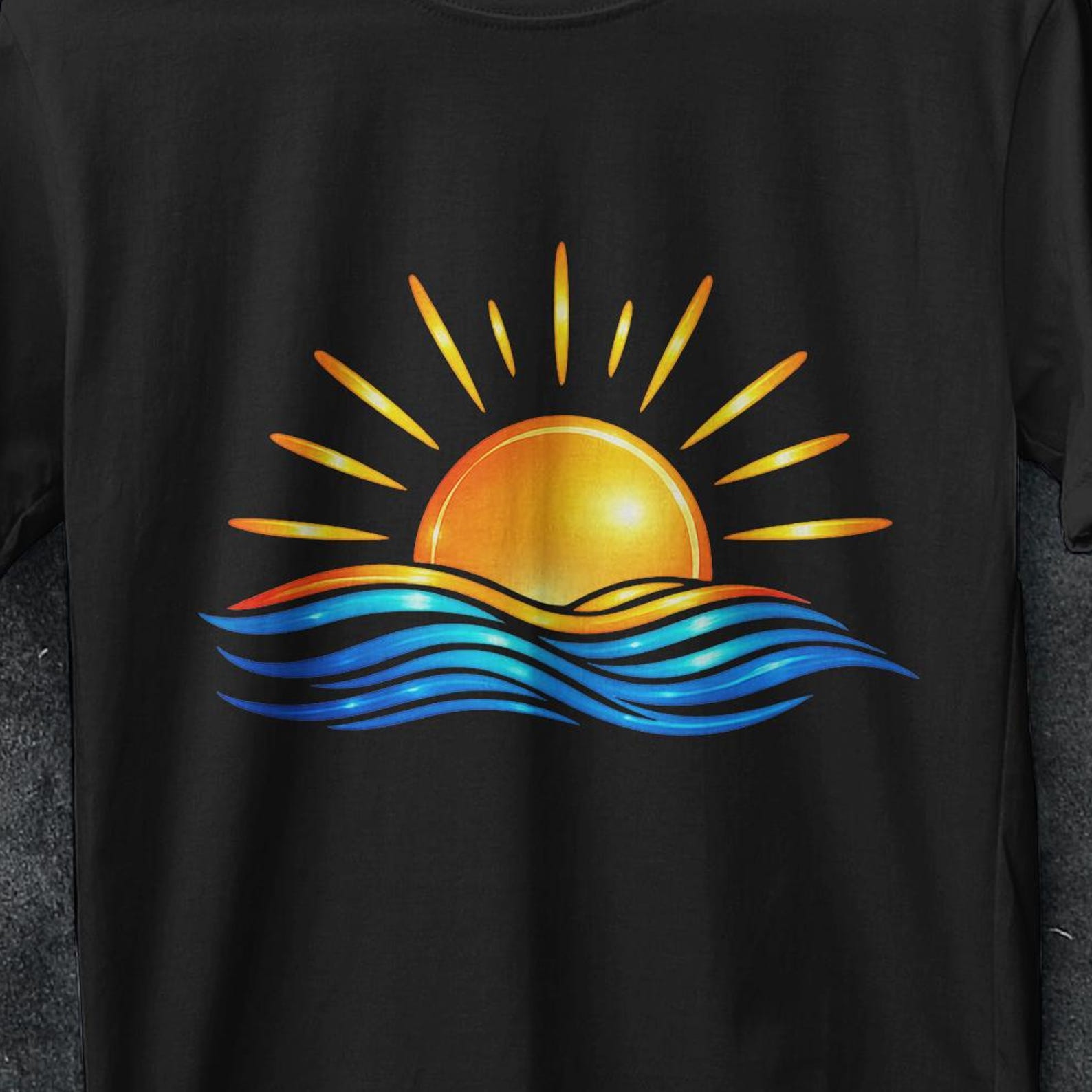 Sun T-shirt, Sunshine Shirt, Summer Shirts, gift for her, Beach Shirt, summer vibes shirt, Holiday shirt, Sun Graphic Tee, Retro 90s Shirt 2XL