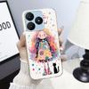 Cartoon Für Wiko T10 T20 T60 Hülle Schutzhülle Für Wiko T10 Marmor Klar Weiches Silikon Handyhülle Floral Niedliche Katze Bumper