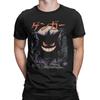 Gengar Shiny Scary T-Shirt Men Cotton Tops Retro Ghost Kaiju Japan Style Pocket Round Neck Short Sleeve