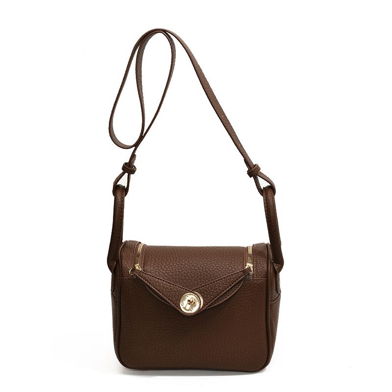 

Модная сумка Женская Новая Мягкая кожа Наплечная сумка через плечо Портативная женская сумка