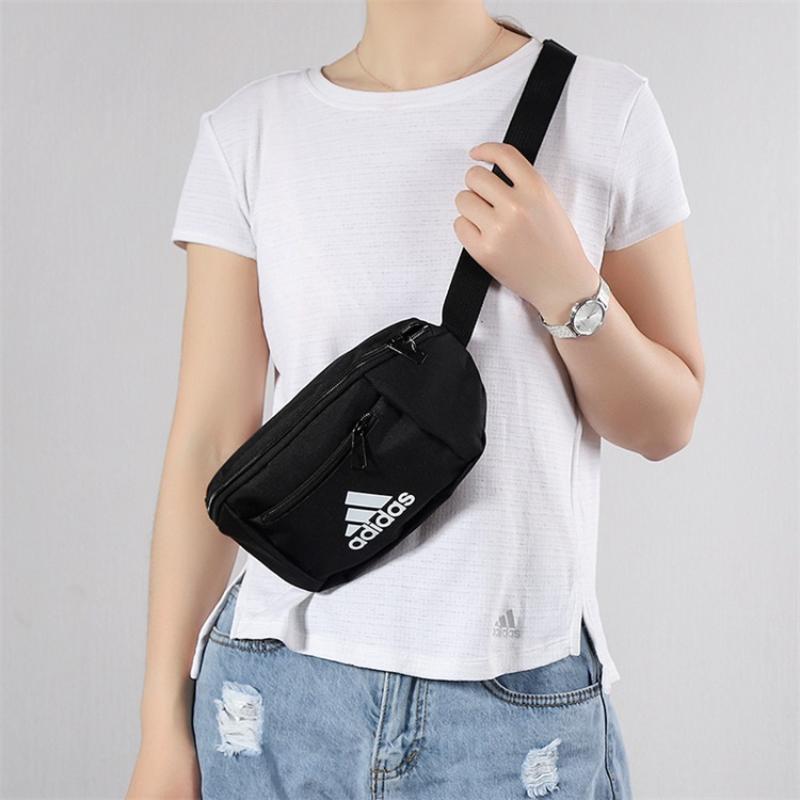 adidas Polyester, Textile Fanny Pack Regular Unisex Black Adidas ED6876