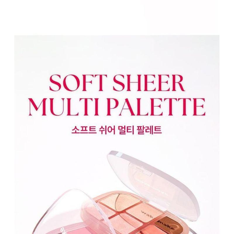 WAKEMAKE - Soft Sheer Multi Palette - 9 Types