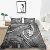 3D Color Halo Printing Bedding Single Double Bed Full Size Quicksand Pattern Pillowcase and Quilt Cover Washable and Comfortable Home Decoration