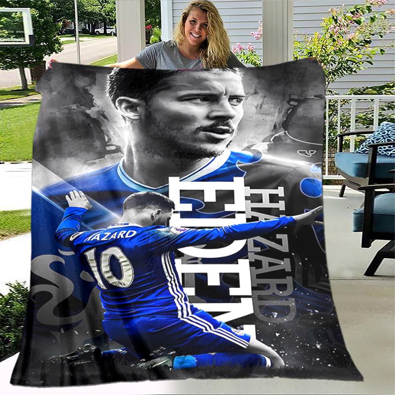 1pc Blanket - Chelsea FC logo Print Design, Lightweight Blanket for Sofa, Bed- Soft &Warm, Gift for All Seasons