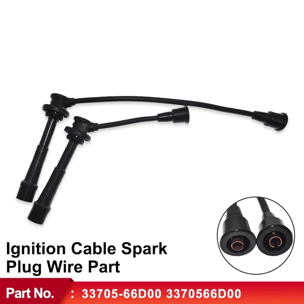 Ignition Cable Spark Plug Wire Part 33705-66D00 3370566D00 for 99-01 Esteem 1.6L 1.8L 00-03 Swift 1.3L 99-01 Vitara 1.6L