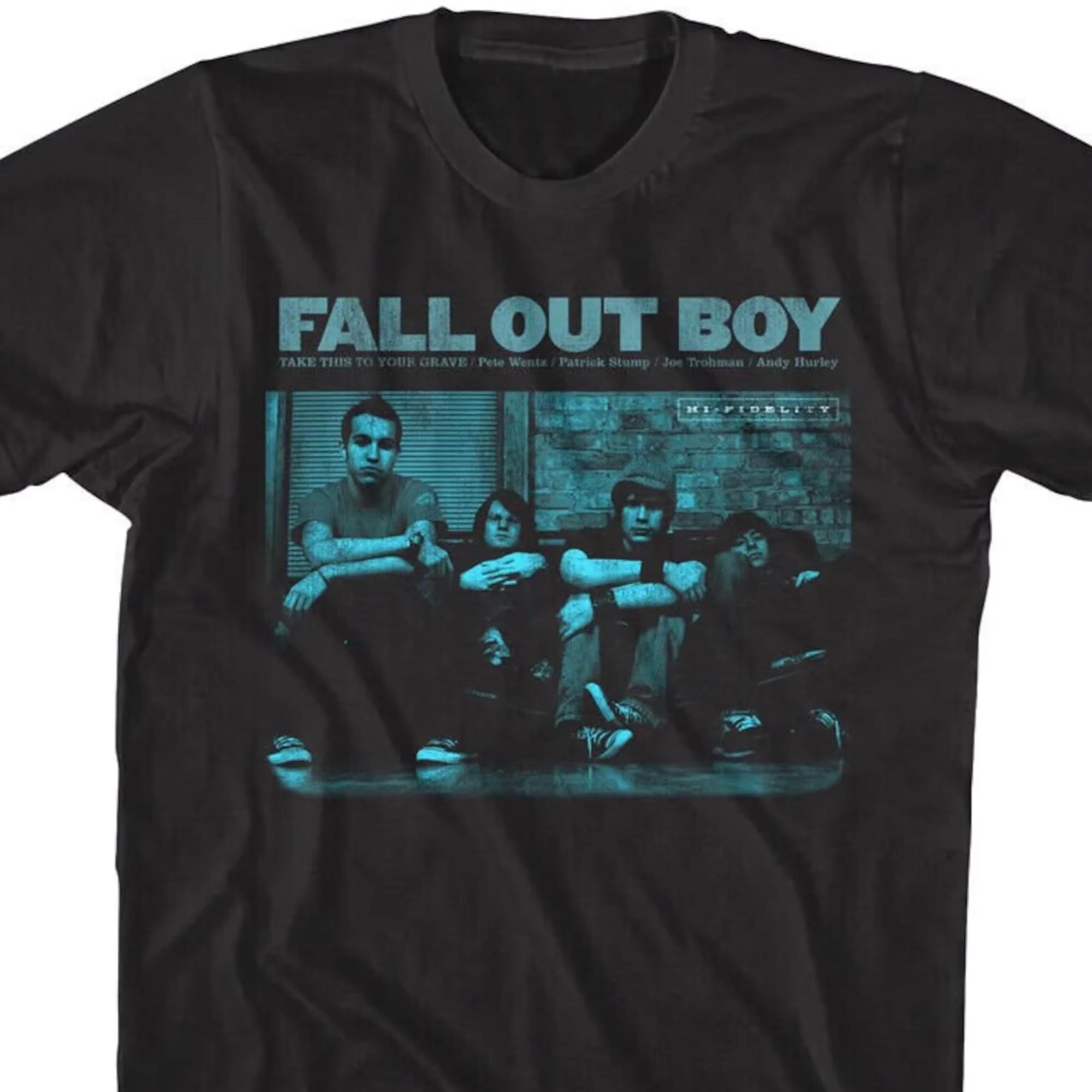 2025 new FALL OUT BOY Shirt Take this to Your Grave Band Photo TShirt Highquality comfortable and soft S