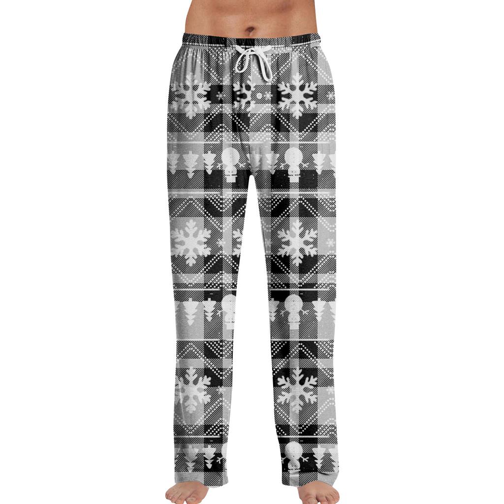 Anime Pajama Pants Sleepwear Casual Drawstring Elastic Waist Pants Comfy Straight Yoga Loose Trousers