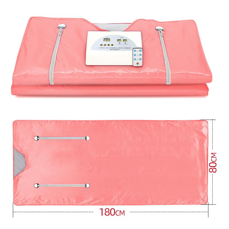 Boost Metabolism Detoxification Sauna Blanket Far Infrared Detox Sweat Steaming Blanket Home Beauty Salon Sauna Device