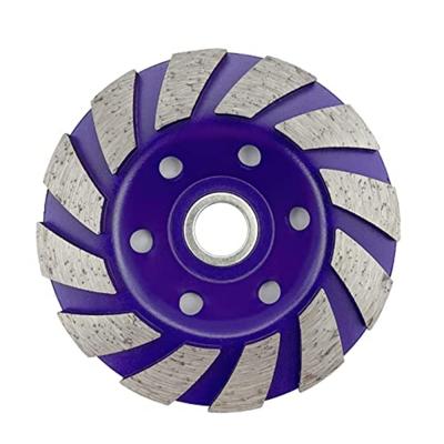 1 pz Mola a Tazza Diamantata 4 Pollici Mola Abrasiva a 12 Segmenti per Smerigliatrice Angolare, Cemento, Mattoni, Granito, Pietra, Marmo