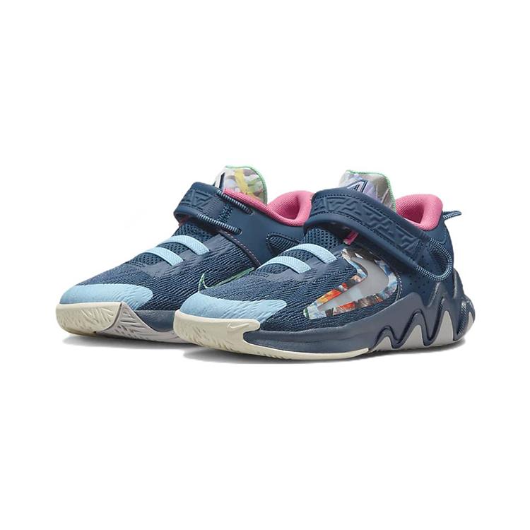 Nike Giannis Immortality 2 Slip Resistant Cushioning Abrasion Resistant Low Top Children's Basketball Shoes FD0214-400