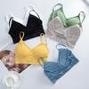Canotta da donna Reggiseno push up Canottiera senza cuciture Reggiseno corto Top intimo sexy per intimo femminile Bralette senza schienale