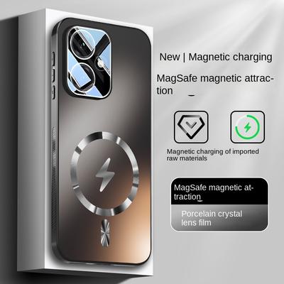 Für Honor 400 400 Pro PC TPU Material Linse Vollschutzhülle verfügt über magnetische stoßfeste und Anti-Fingerabdruck Handyhülle
