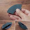 Fan Shaped Bookmarks Simple Book Markers PU Leather Page Markers Creative Bookmarks for Book Lovers