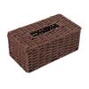 Hand Woven Rattan Woven Tissue Box Japanese Style Napkin Holder Creative Storage Box  Home