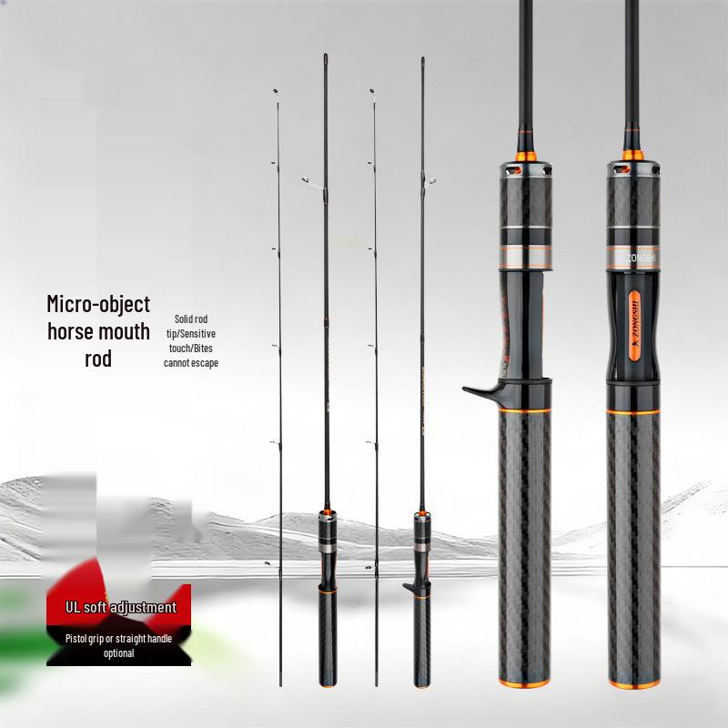 UL Micro-Lure Rod with Carbon Solid Tip and Sounding Reel Seat