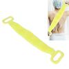 Silicone Back Scrubber Double Sided Bath Shower Exfoliating Back Cleaning Belt Strap for Men Women