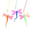 Cat Teaser Stick Sequins Big Eyes Dragonfly Cat Toy Interactive Teaser Stick