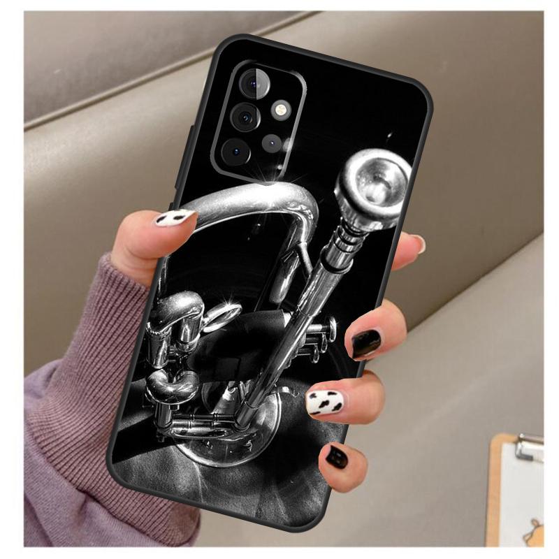Piccolo Trumpet Brass Instruments Case For Samsung Galaxy A32 A52 A12 A22 A16 A26 A36 A56 A06 A55 A35 A15 A54 A34 A14 A13 A53