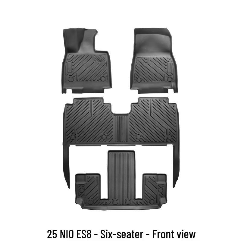 Nio ES8 Floor Mats: 3D High-Edge, Scratch-Resistant, Eco-Friendly TPE, Fits 25 Models