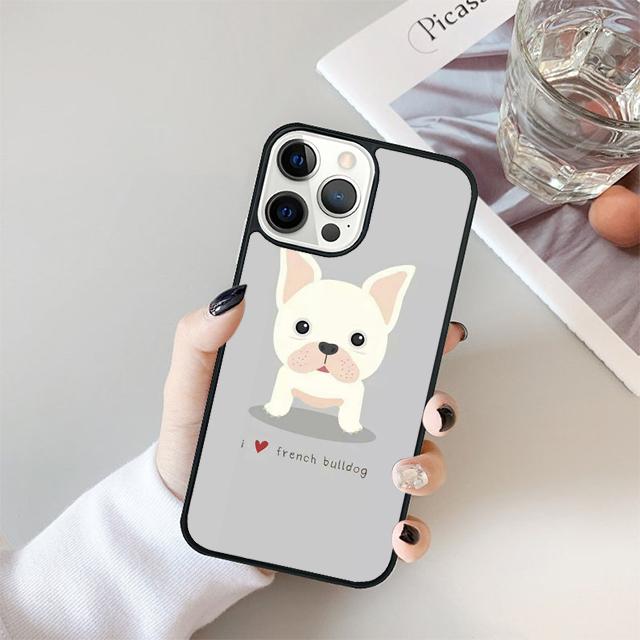 Cute French Bulldog yoga Coque Shell For iPhone 17 Air 15 16 14 13 12 Pro Max 11 Pro Max Plus Phone Case Cover
