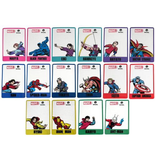 Small Planet Marvel | Mazel Comic Blind Clear Card Set of 2, Complete Set of 8