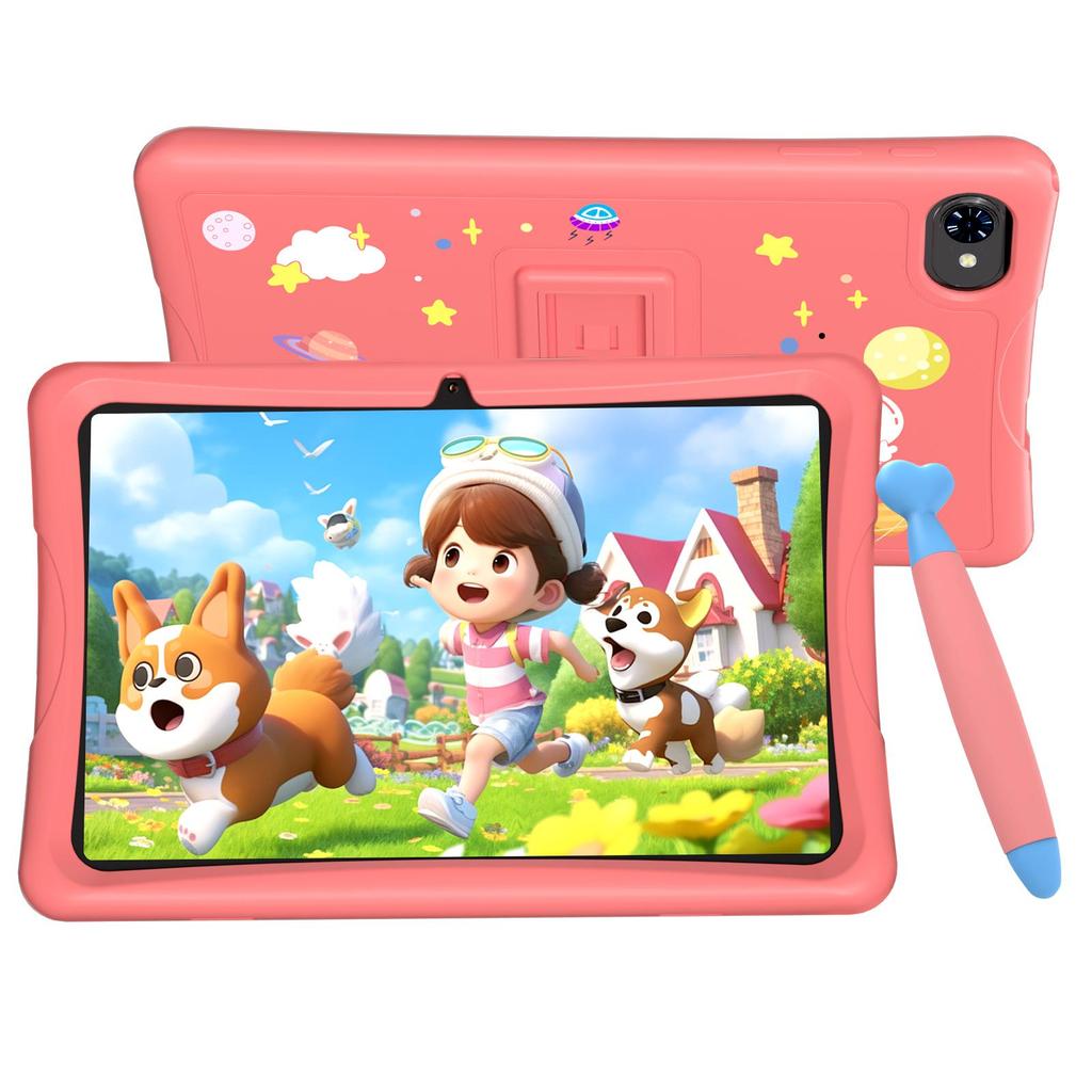 VekfulPC K10 10.1 Inch Kids Tablet Android 15 ,4GB RAM 64GB ROM,Large Display Widevide L1,Octa-core RK3562, 5000mAh,5G WiFi