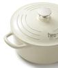 Mingjue Non-stick Enamel Casserole Pot, Aluminum Alloy, Induction Compatible, for Stew and Soup.