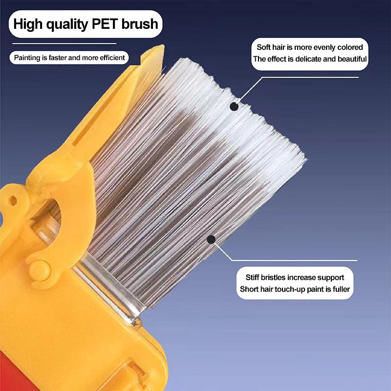 Edger Paint Brush Durable Lightweight Clean Cut Painting Brush With Wood Handle DIY Tool For Frame Wall Ceiling Edges Trim Tools