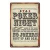 Vintage Poker Night Wall Art Decor NEW Sign 787x1181inch