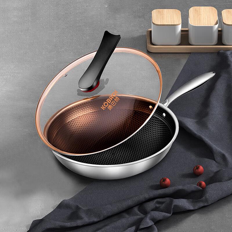 Kangbakh Elite Honeycomb 304 Stainless Steel Wok