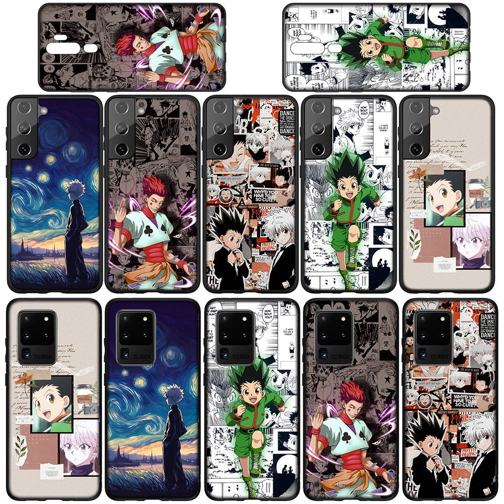 Phone Case for Samsung Galaxy S25 S24 S23 iPhone 16 15 Xiaomi Redmi Note 14 13 12 16E 11 Pro Max OPPO Moto Cartoon Killua Hunter X Hunter Gon Freecss