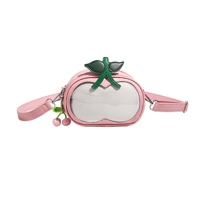 Итабаг Сумка через плечо Сумка-тоут Прозрачная Итабаг Школьная Модная Сумка-тоут Сумка через плечо Подарки для женщин розовый