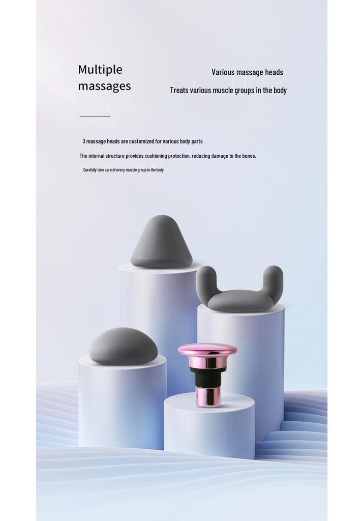 Portable Mini Muscle Relaxation Massage Gun with Hot Compress